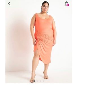 Eloquii Gathered Skirt Dress